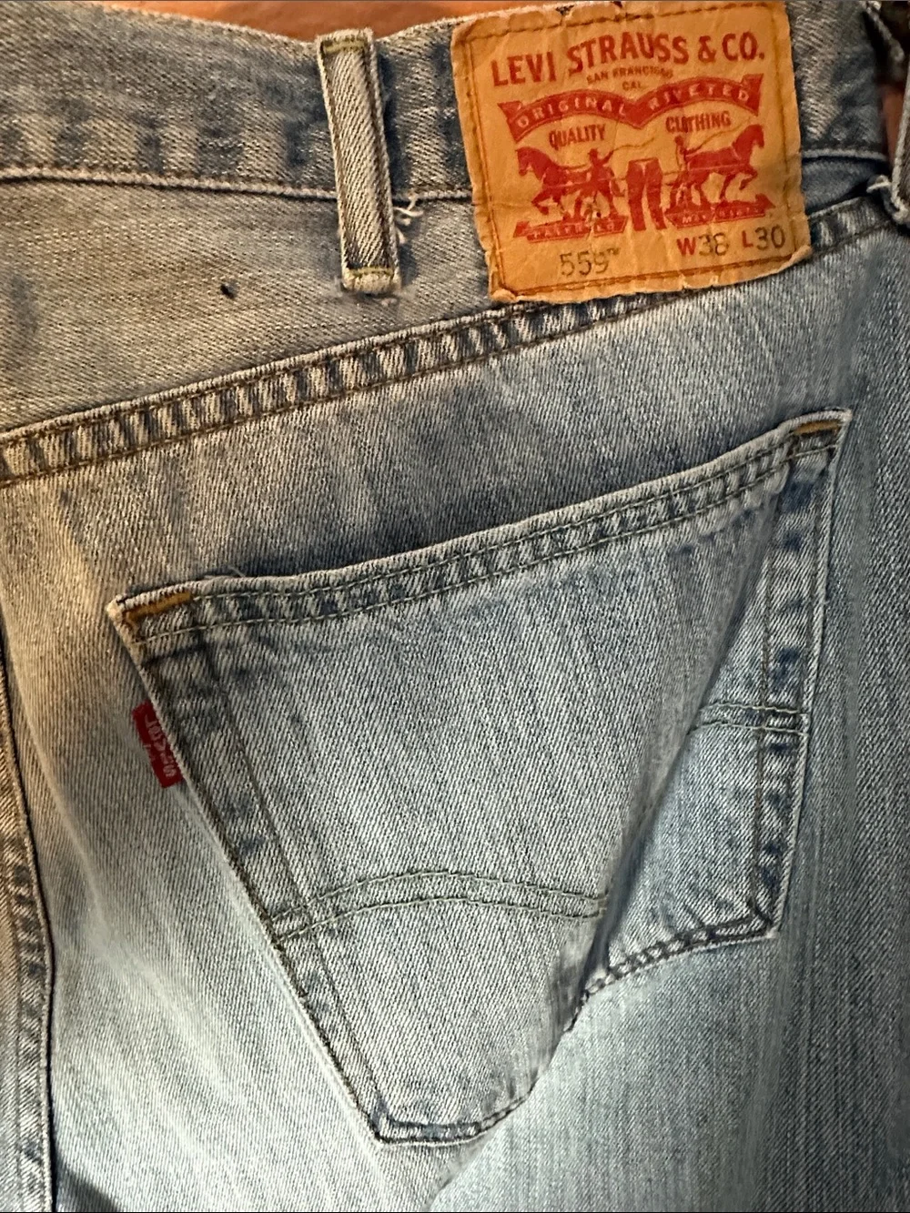 Levi's Men's Light Blue Straight-Leg Jeans